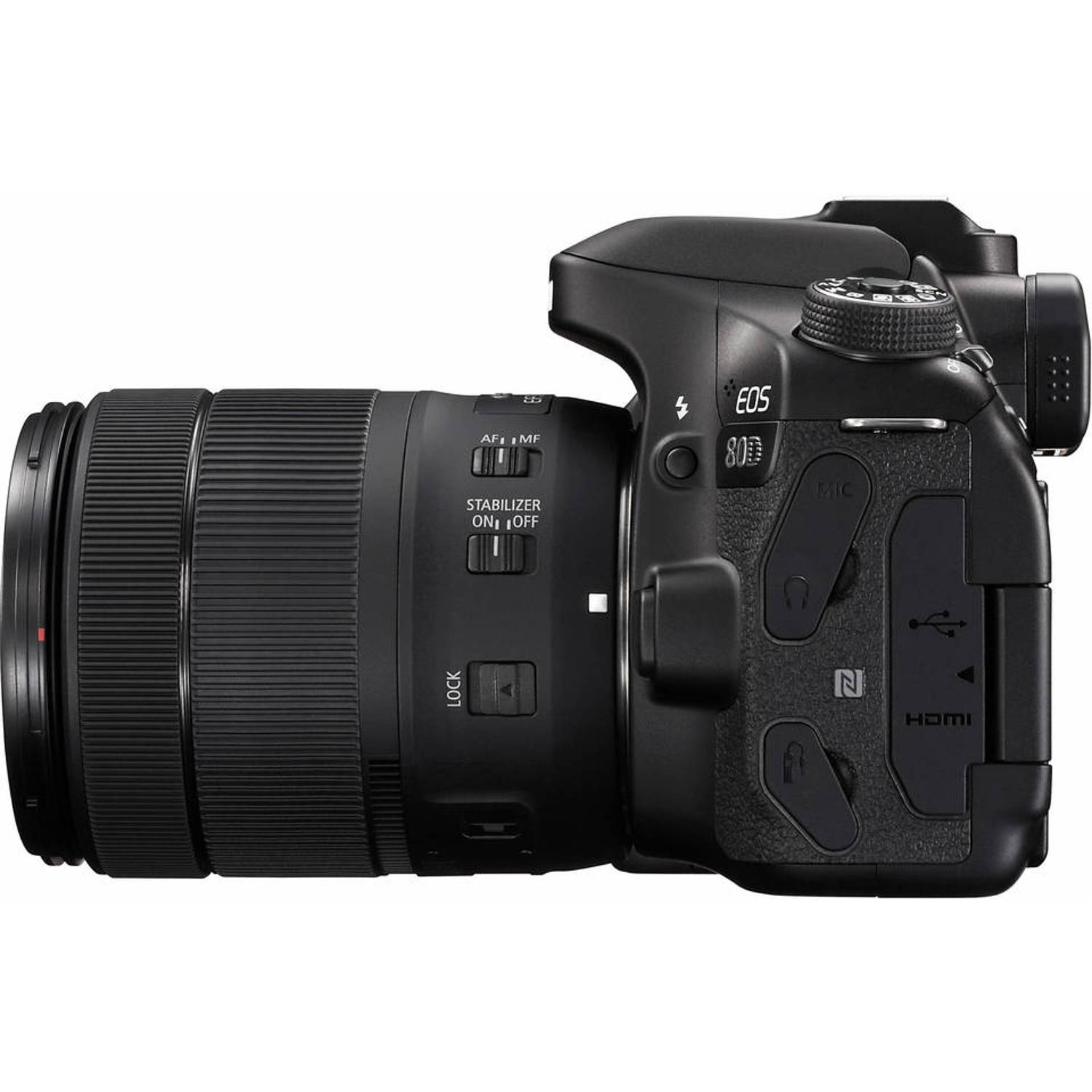 Canon EOS 80D DSLR Camera Black With EFS 18-135mm IS USM Lens Canon EOS 80D DSLR Camera Black With EFS 18-135mm IS USM Lens