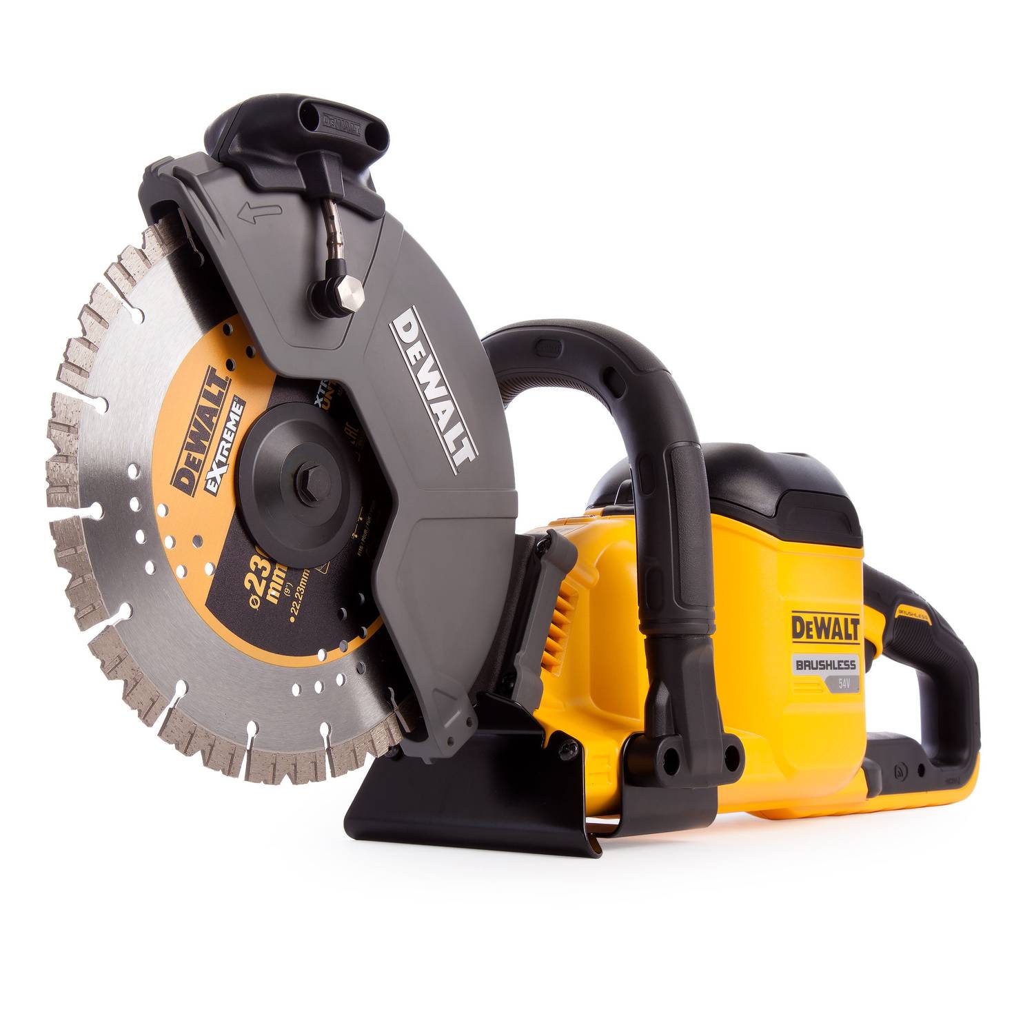 DeWALT 54V XR 230mm Flexvolt Cut Off Saw Kit 2X9.0AH Li-Ion Battery DCS690X2-GB DeWALT 54V XR 230mm Flexvolt Cut Off Saw Kit 2X9.0AH Li-Ion Battery DCS690X2-GB
