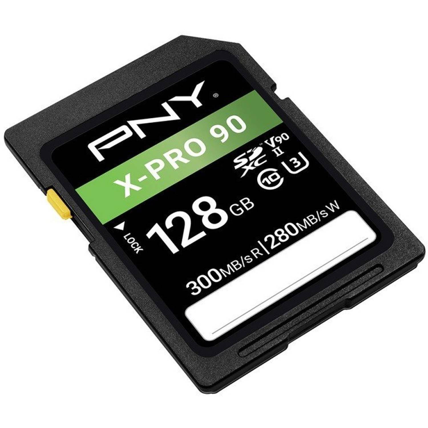 PNY Memory Card X-PRO 90 SD Class 10 128GB Black P-SD128V90300XPRO9-GE PNY Memory Card X-PRO 90 SD Class 10 128GB Black P-SD128V90300XPRO9-GE