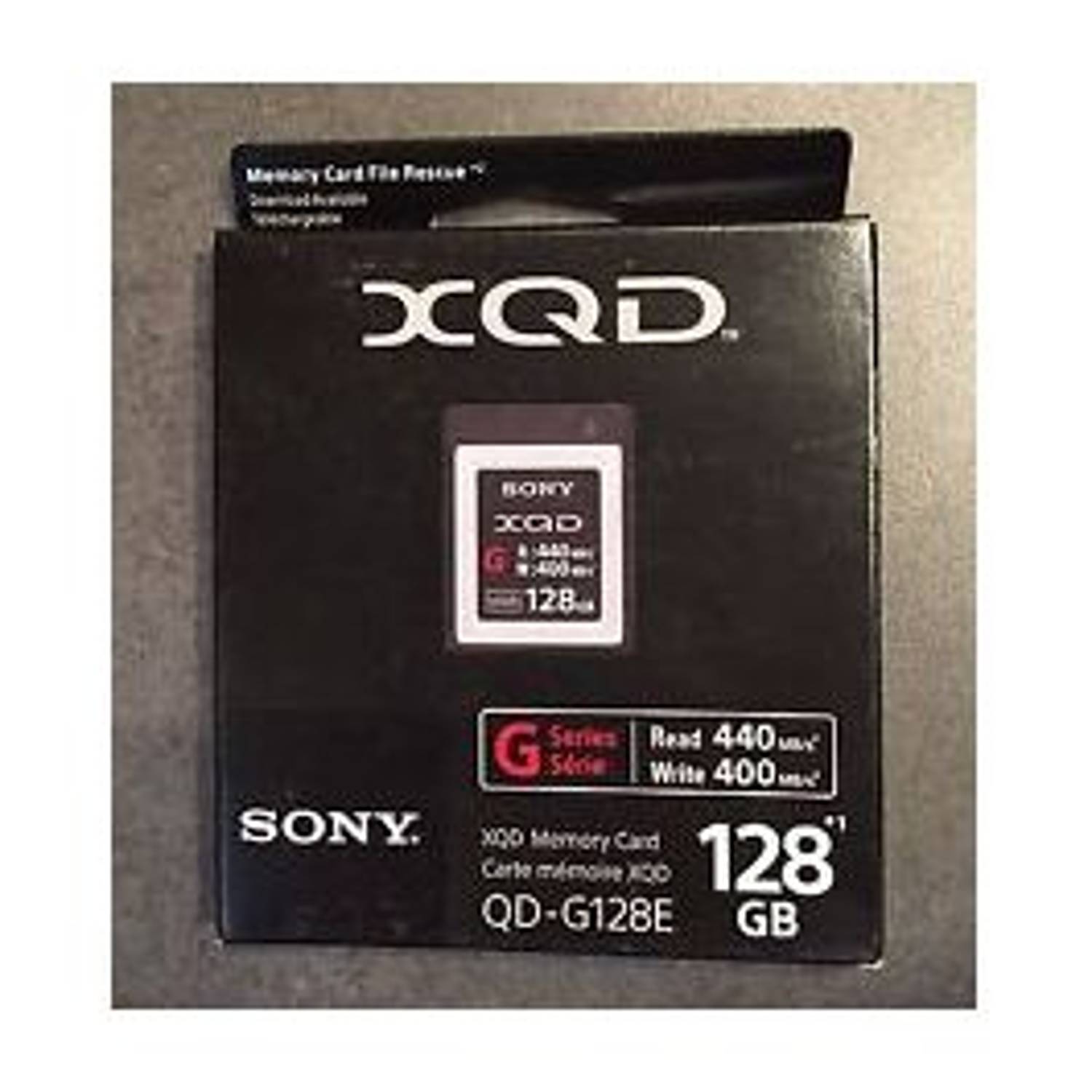Sony QDG128E XQD Flash Memory Card 128GB Sony QDG128E XQD Flash Memory Card 128GB