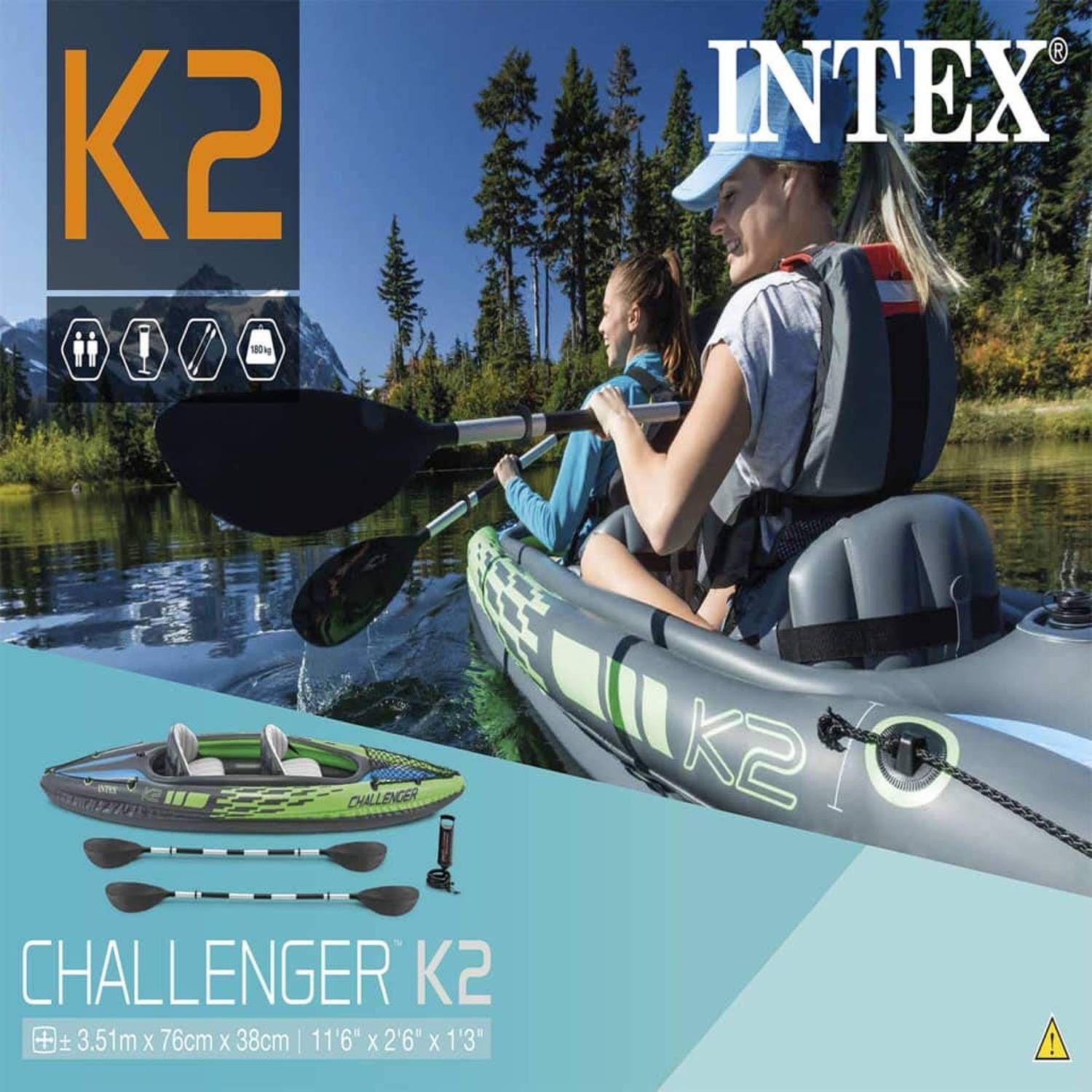 Intex Challenger K2 Kayak Intex Challenger K2 Kayak