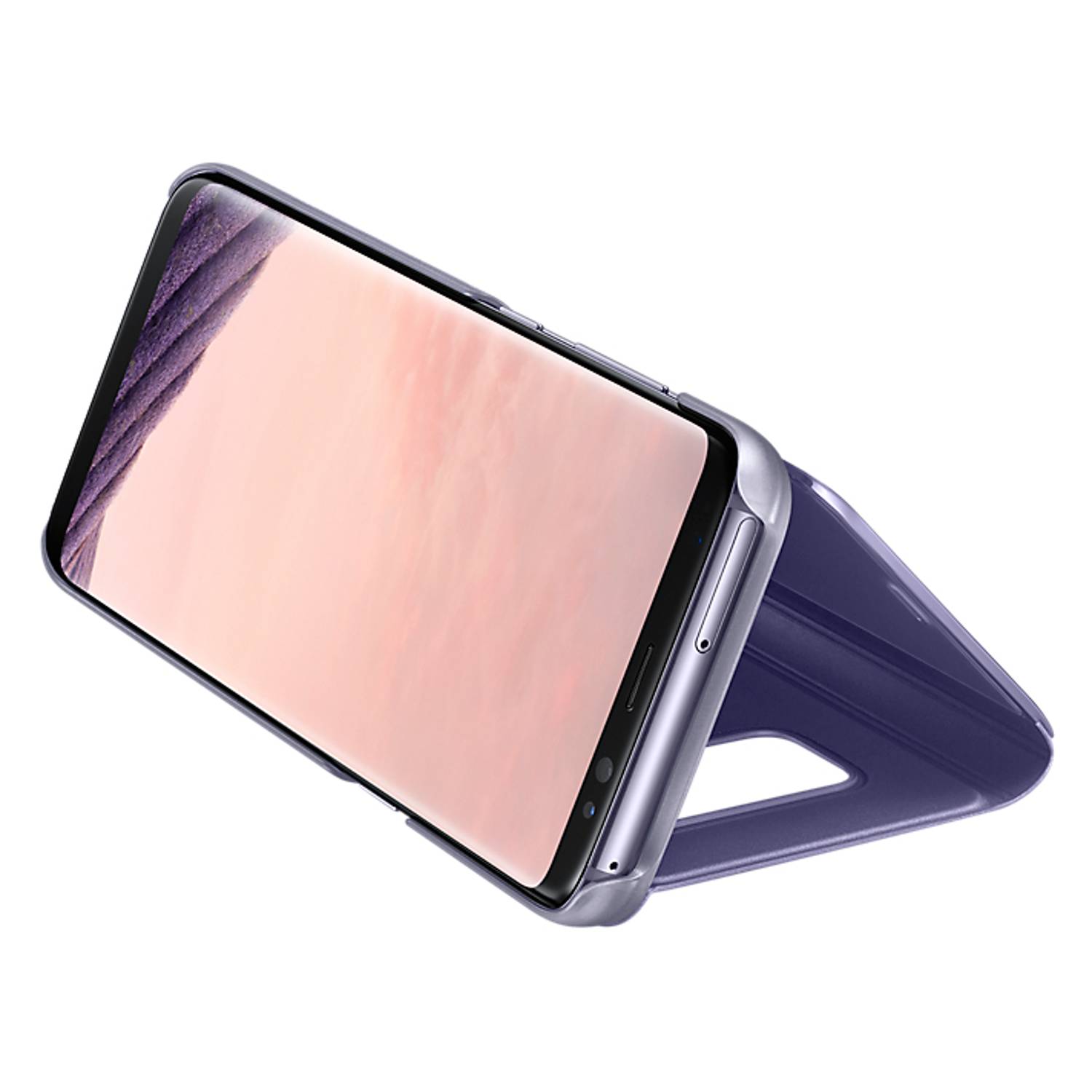 Samsung Clear View Standing Cover Violet For Galaxy S8 Samsung Clear View Standing Cover Violet For Galaxy S8