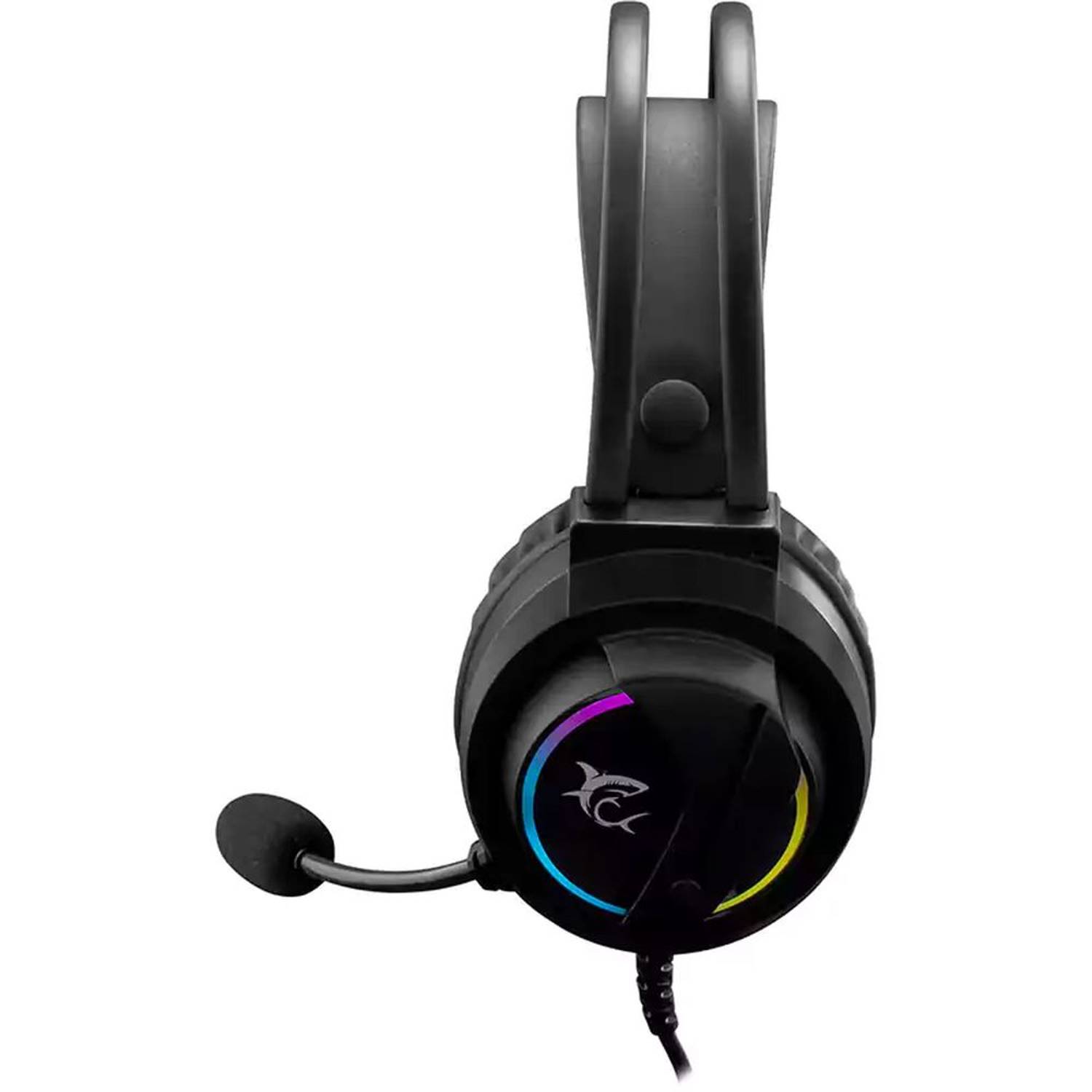 White Shark HP497 Wired Over Ear Gaming Headset Black White Shark HP497 Wired Over Ear Gaming Headset Black