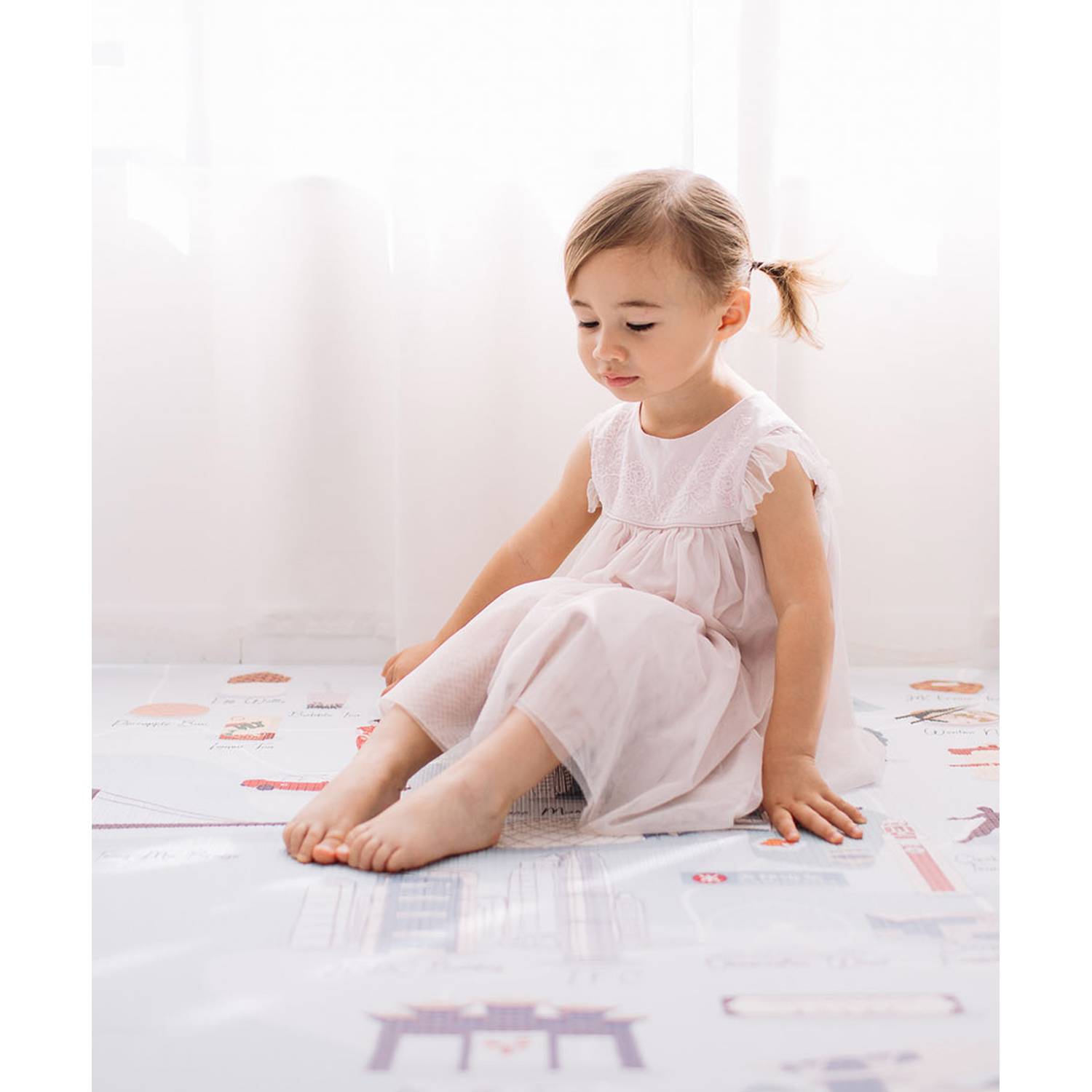 Milk It Baby Hong Kong Play Mat, City Tour Collection 100% TPU Foam Reversible Mat Milk It Baby Hong Kong Play Mat, City Tour Collection 100% TPU Foam Reversible Mat