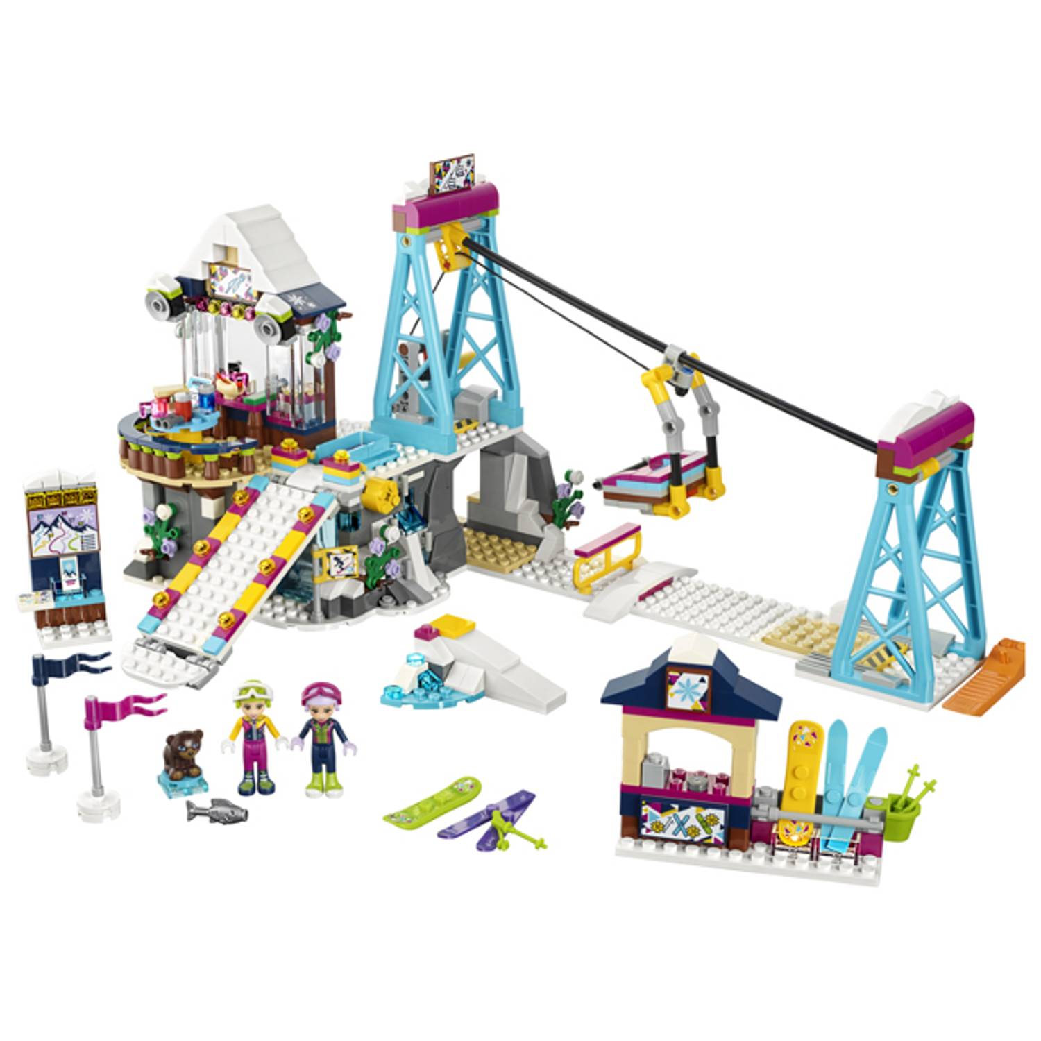 LEGO 41324 Snow Resort Ski Lift Toy LEGO 41324 Snow Resort Ski Lift Toy