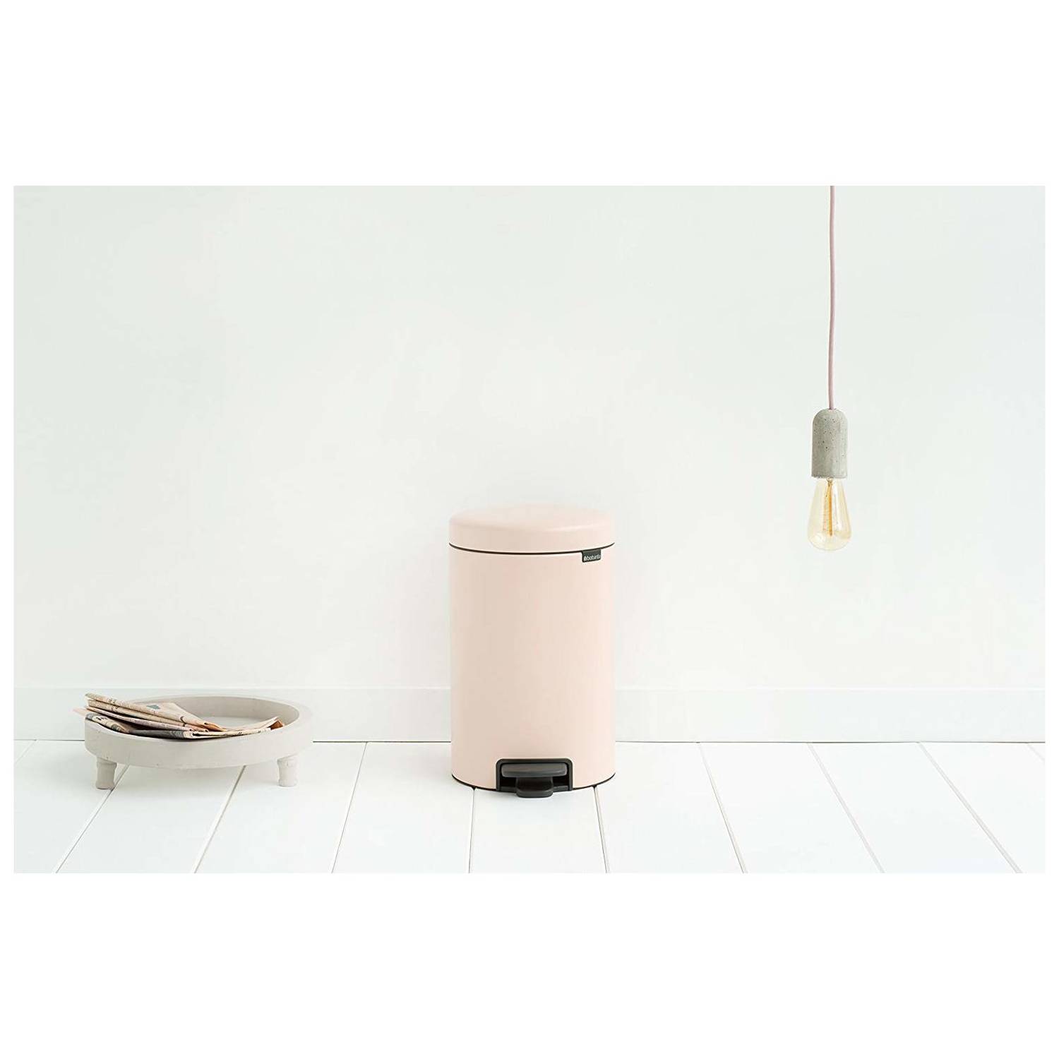 Brabantia 113543 Pedal Bin NewIcon 12Litre Clay Pink Brabantia 113543 Pedal Bin NewIcon 12Litre Clay Pink