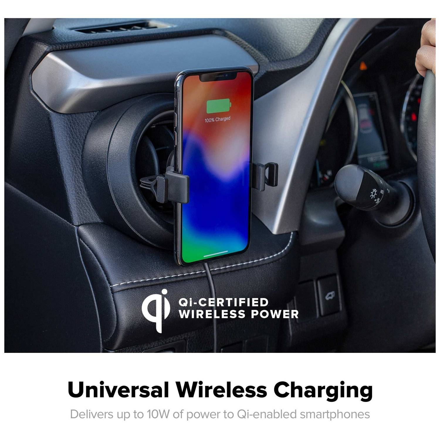 Mophie Charge Steam Car Vent Mount - Black Mophie Charge Steam Car Vent Mount - Black