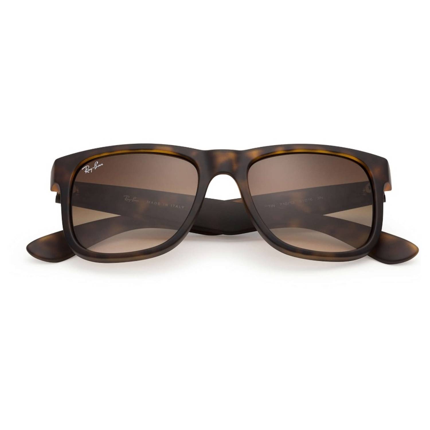 RayBan Justin Classic Squared Series Tortoise Unisex Sunglasses RayBan Justin Classic Squared Series Tortoise Unisex Sunglasses