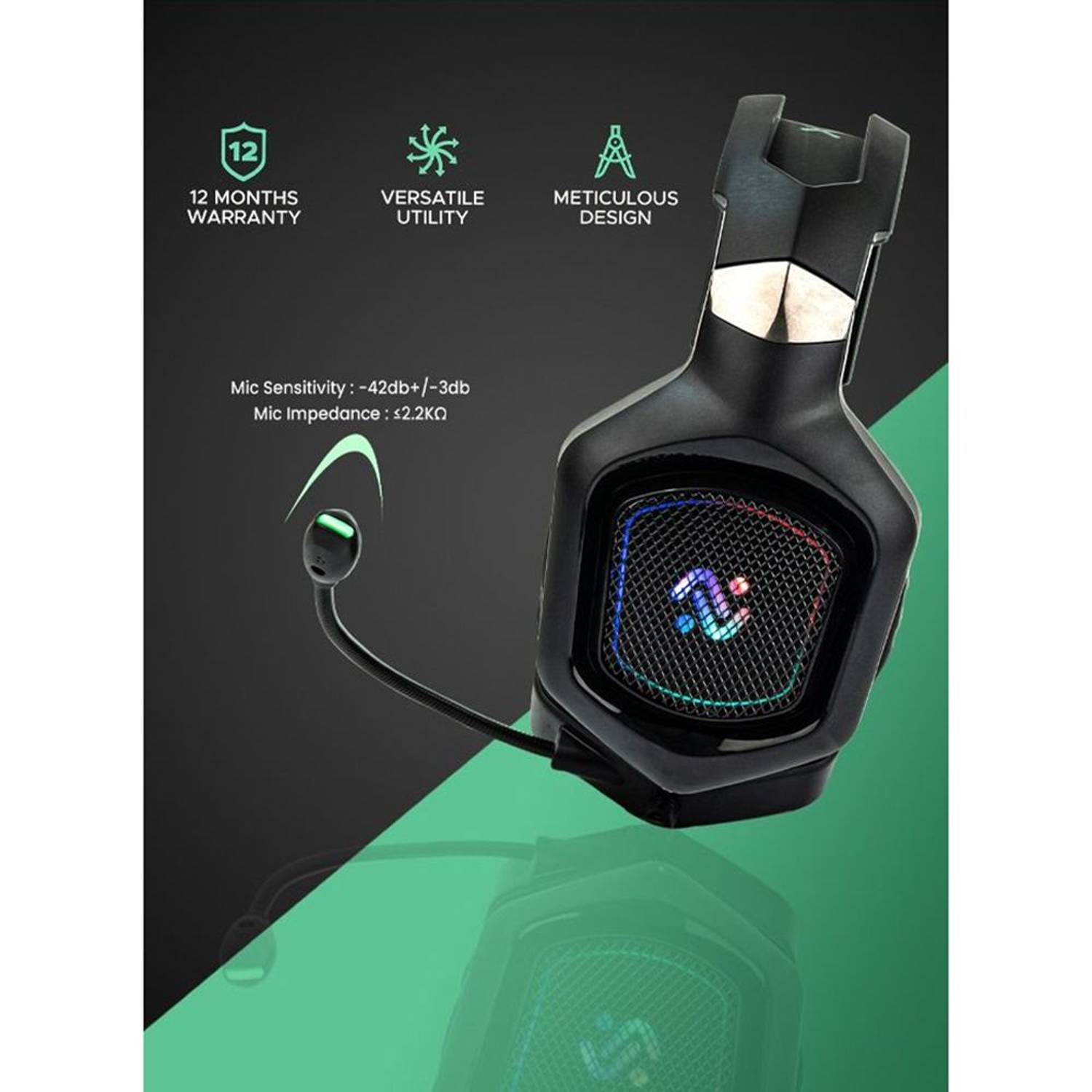 Vmax VGH330 Gaming Headset Black Vmax VGH330 Gaming Headset Black