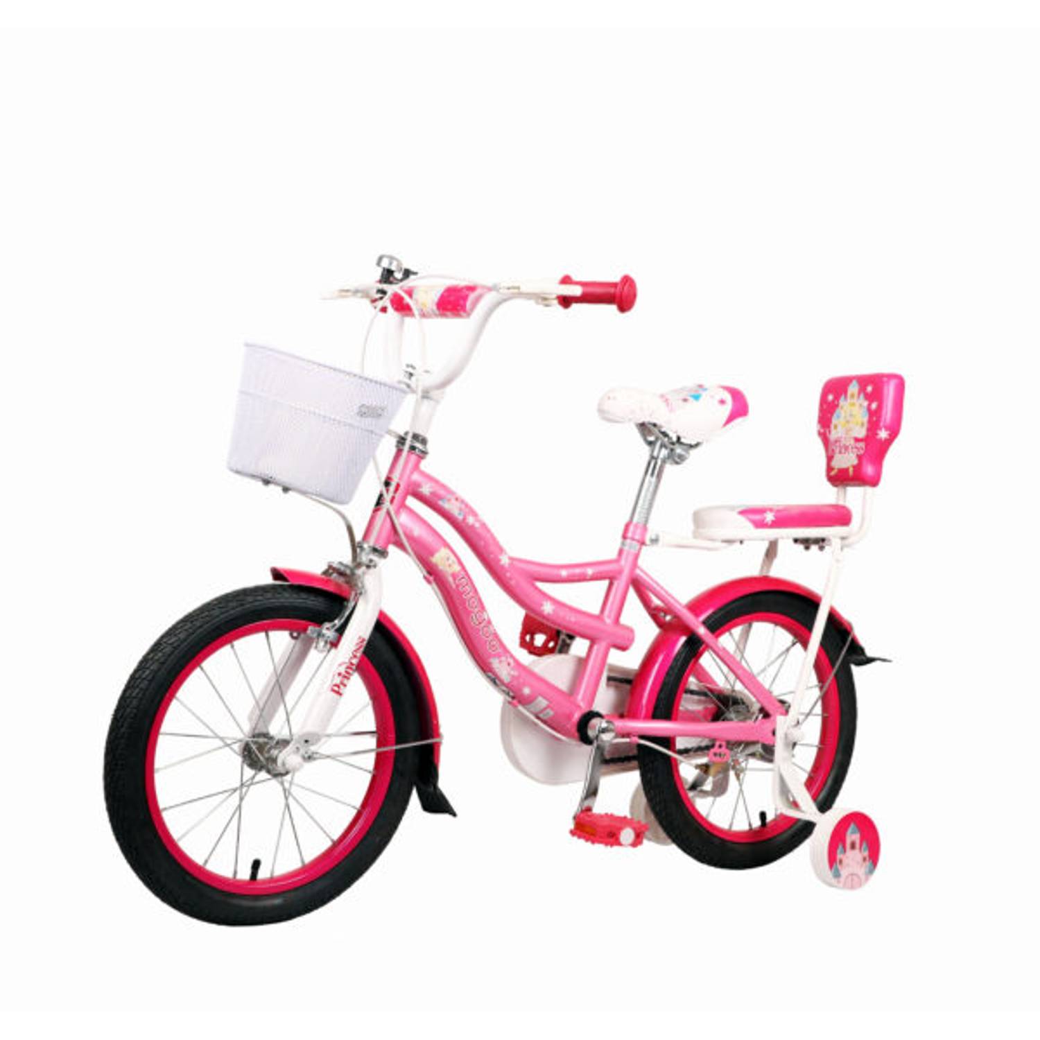 Mogoo Princess Girls Bike 16 Inch Light Pink Mogoo Princess Girls Bike 16 Inch Light Pink