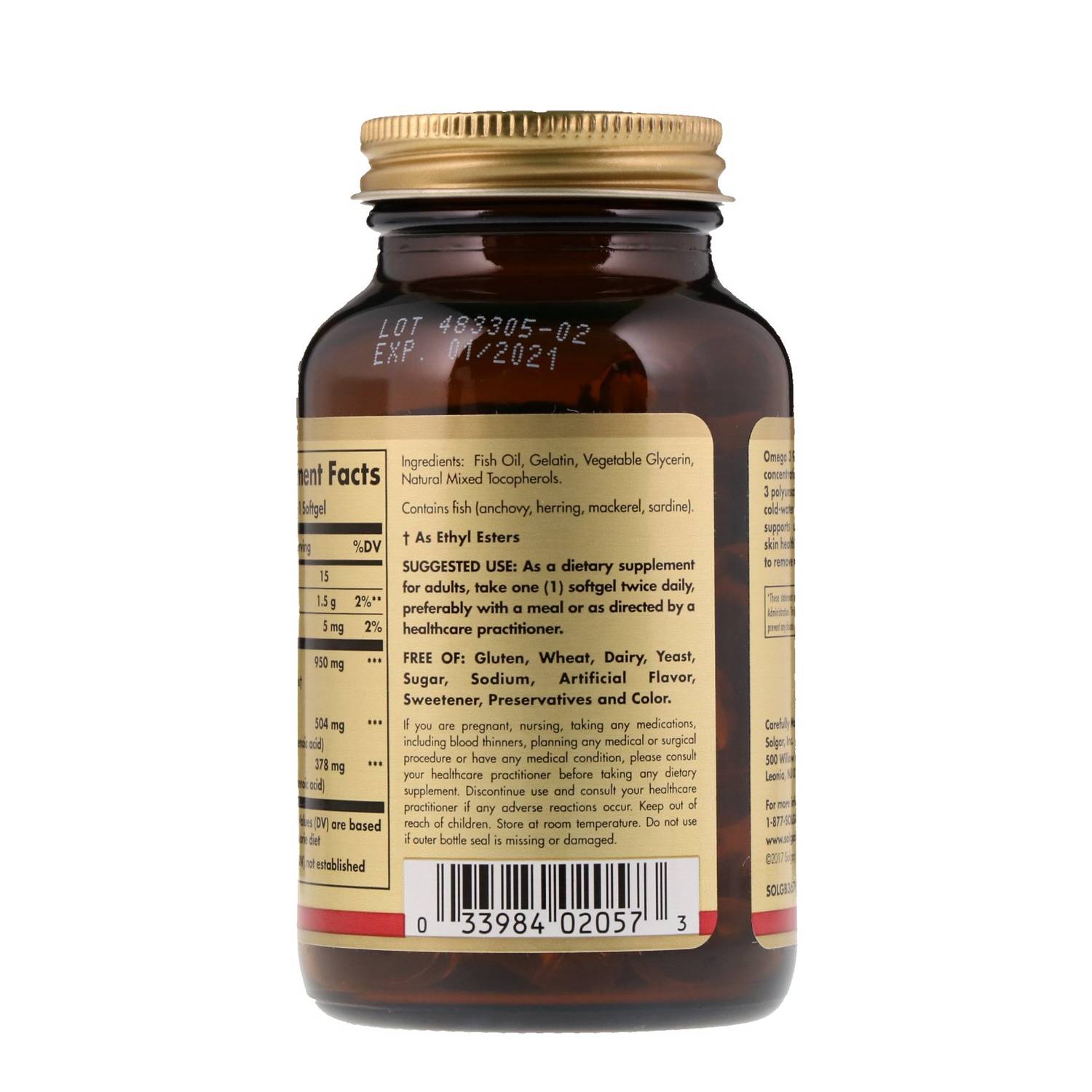 Solgar Triple Strength Omega-3 950mg 50 Softgels Solgar Triple Strength Omega-3 950mg 50 Softgels