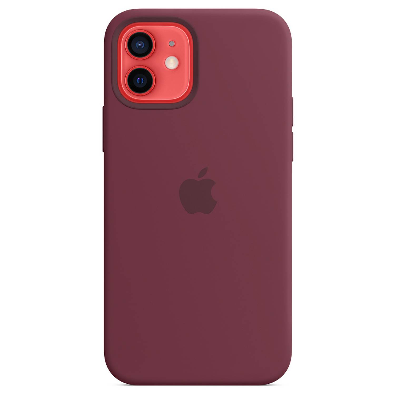 Apple iPhone 12 | 12 Pro Silicone Case with MagSafe - Plum Apple iPhone 12 | 12 Pro Silicone Case with MagSafe - Plum