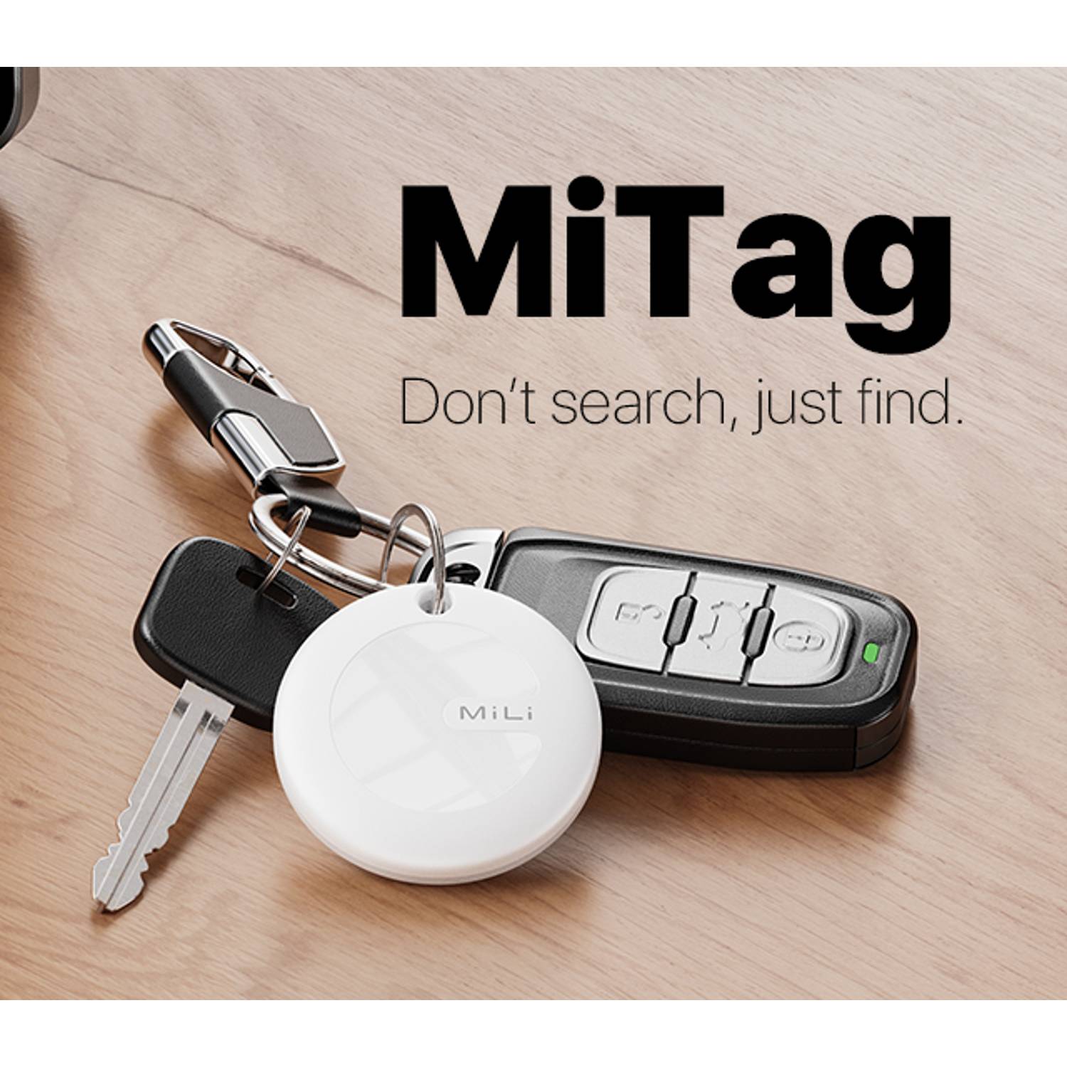 Mili MiTag Device Tracker 1-Pack with Red Cover Mili MiTag Device Tracker 1-Pack with Red Cover