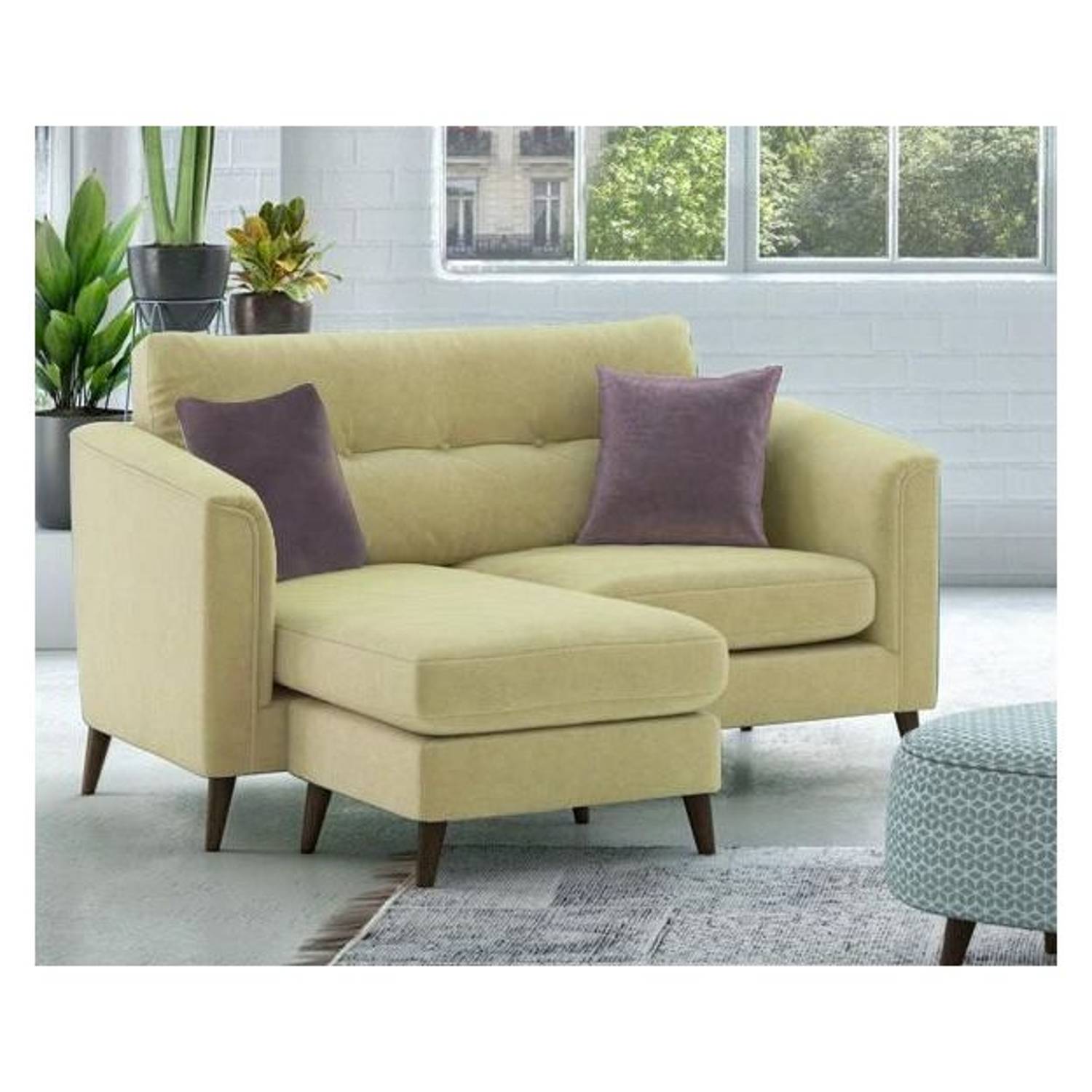 Galaxy Design Soomro Series Mini L Shape Sofa Beige Galaxy Design Soomro Series Mini L Shape Sofa Beige