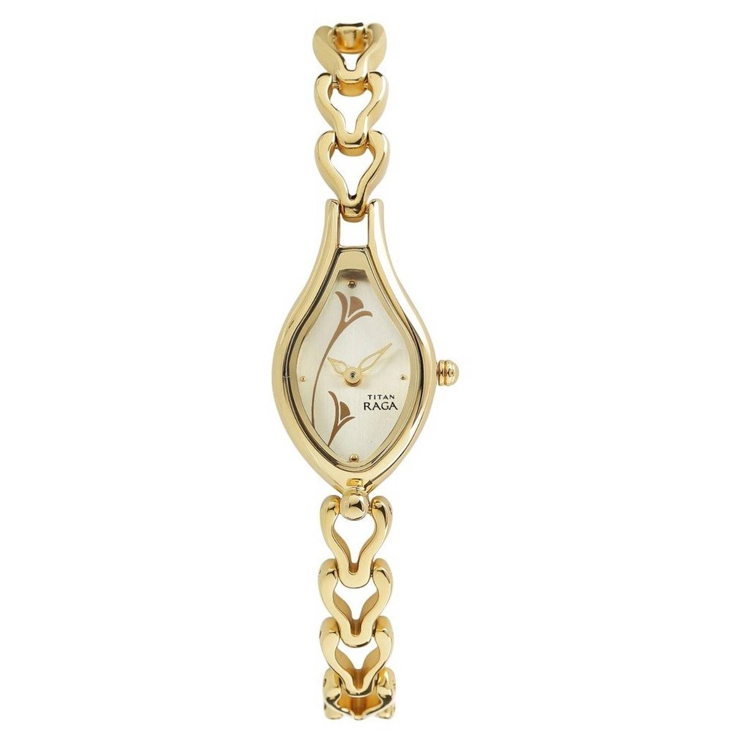 Titan 2457YM02 Champagne Dial Analog Watch for Women Titan 2457YM02 Champagne Dial Analog Watch for Women