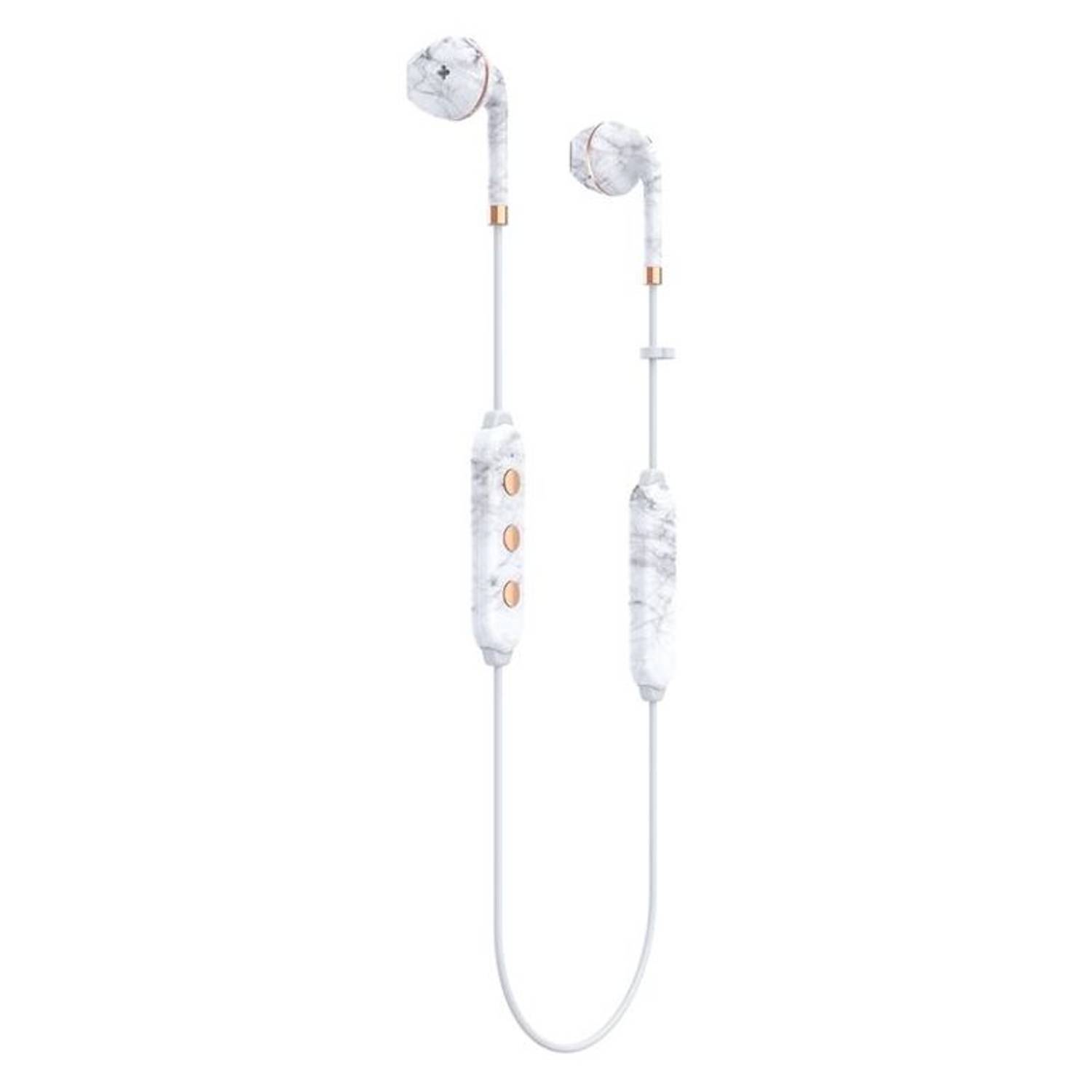 Happy Plugs Wireless II Bluetooth Headphone - White Marble Happy Plugs Wireless II Bluetooth Headphone - White Marble