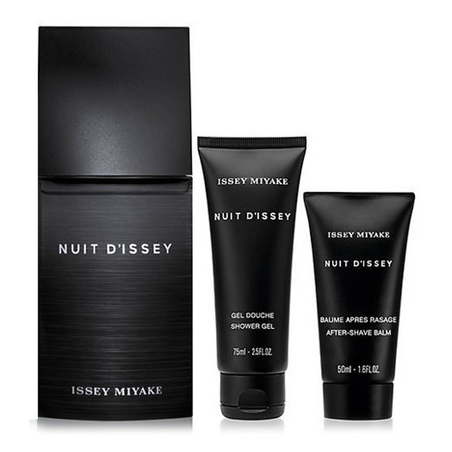 Issey Miyake Nuit D'Issey Gift Set For Men (Issey Miyake Nuit D'Issey 125ml EDT + 75ml Shower Gel + 50ml After Shave Balm) Issey Miyake Nuit D'Issey Gift Set For Men (Issey Miyake Nuit D'Issey 125ml EDT + 75ml Shower Gel + 50ml After Shave Balm)