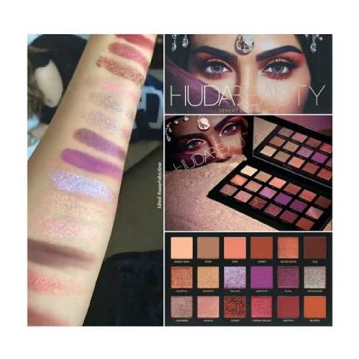 Huda Beauty Desert Dusk Eyeshadow Palette Multicolor Huda Beauty Desert Dusk Eyeshadow Palette Multicolor