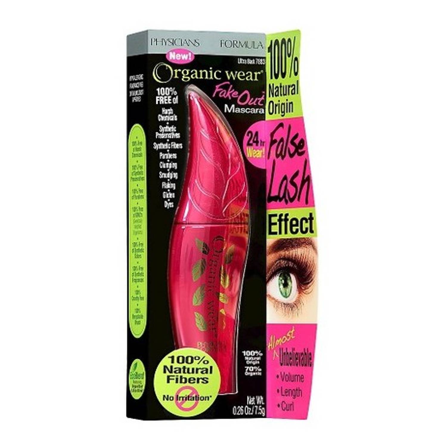 Physicians Formula Organic Wear Fakeout Mascara Ultra Black Physicians Formula Organic Wear Fakeout Mascara Ultra Black