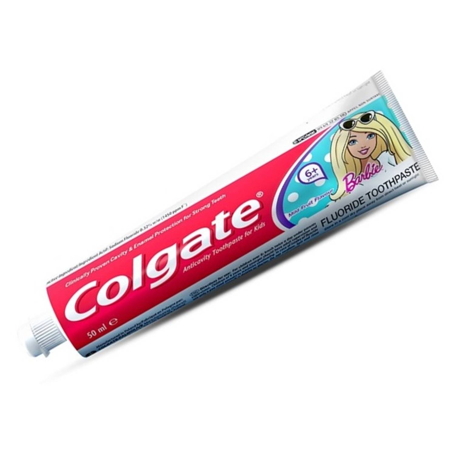 Colgate Kids Toothpaste 6+ Barbie 50ml Colgate Kids Toothpaste 6+ Barbie 50ml