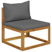 Vidaxl 3 Piece Garden Lounge Set With Cushions Solid Acacia Wood Vidaxl 3 Piece Garden Lounge Set With Cushions Solid Acacia Wood