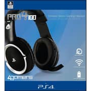 4Gamers PRO4100 Wireless Stereo Gaming Headset Black