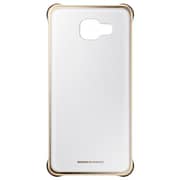 Samsung EFQA510CFEGWW Clear Back Cover Gold For Galaxy A5 2016
