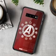 Marvel Avengers Character Logos Samsung S10 Plus Cover