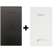 Sony CPV10W Power Bank 10000mAh Black+CPV10B Power Bank 10000mAh White