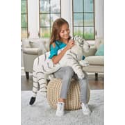 Wild Republic Jumbo White Tiger Plush Giant Stuffed Animal 30inch