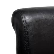 vidaXL Dining Chair Artificial Leather Black Set of 4 vidaXL Dining Chair Artificial Leather Black Set of 4