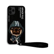 غطاء نيمي دوج أسود لهاتف آيفون 12 / 12 برو 6971080314254