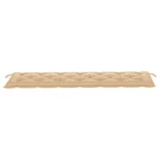 Vidaxl Garden Bench Cushion Beige 200x50x7 Cm Fabric Vidaxl Garden Bench Cushion Beige 200x50x7 Cm Fabric
