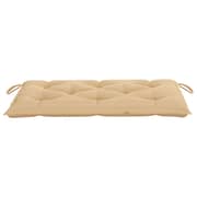 Vidaxl Garden Bench Cushion Beige 100x50x7 Cm Fabric Vidaxl Garden Bench Cushion Beige 100x50x7 Cm Fabric