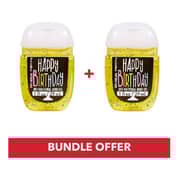 Bath & Body Works Pocketbac Happy Birthday Anti-Bacterial Hand Gel 29ml Pack Of 2pcs