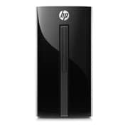 HP Desktop PC Bundle 460-P291NEM - Core i3 3.7GHz 4GB 1TB Shared DOS Glossy Black + HP 19ka Monitor 18.5inch
