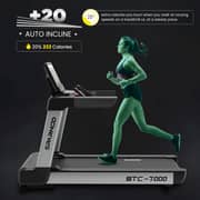 Sparnod Fitness Commercial Treadmill - Heavy Duty Professional Grade Machine for Gym Use - with Large 18.5 inch Touchscreen Display & WiFi- STC-7000 (6 HP AC Motor)