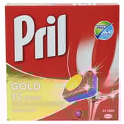 Pril Gold 12 Action Dishwash Tabs 34pcs Pril Gold 12 Action Dishwash Tabs 34pcs