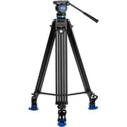 Benro Kh26p Video Tripod With Head, 5kg Payload, Continuous Pan Drag, Anti-rotation Camera Plate