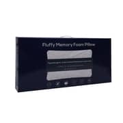 Fluffy Memory Foam Pillow 500g Pillow 40x83x12cm White Fluffy Memory Foam Pillow 500g Pillow 40x83x12cm White