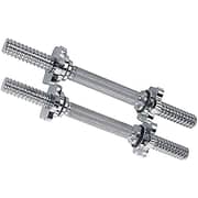 Ultimax - Dumbbell Rods, Adjustable Chrome-plated Threaded Dumbbell Rods, Standard Threaded Dumbbell Handles For Weightlifting Fitness And Training - One Pair/set Ultimax - Dumbbell Rods, Adjustable Chrome-plated Threaded Dumbbell Rods, Standard Threaded Dumbbell Handles For Weightlifting Fitness And Training - One Pair/set