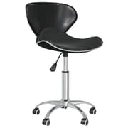 Vidaxl Swivel Dining Chairs 2 Pcs Black Faux Leather Vidaxl Swivel Dining Chairs 2 Pcs Black Faux Leather