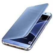 Samsung Clear View Cover Blue For Galaxy S7 Edge - EF-ZG935CLEGAE