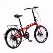 Vego Fold Folding Bike 6 Speed 20 Inch - Red