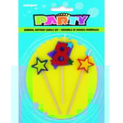 Unique- Star Birthday Candle Set-8