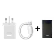 شاحن مع وصلة هواوي + شاحن متنقل إكس سيل