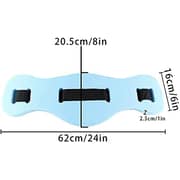 ULTIMAX Swimming Belt Pool Floats Back Swim Floating Belt EVA Foam Swimming Training Aid Aerobics Exercise Belt Kickboard for Adult Kids