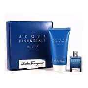 Salvatore Ferragamo Acqua Essenziale Blu Mini Gift Set For Men (Essenziale Blu Mini 5ml EDT + Shower Gel 50ml)