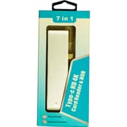 Keendex 2286 7-in-1 Dual Type C Aluminum USB Hub For Macbook Keendex 2286 7-in-1 Dual Type C Aluminum USB Hub For Macbook