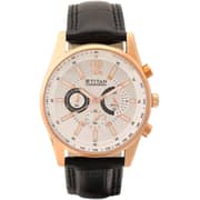 Titan, 9322WL01, Mens Watch Octane Collection Analog, Silver Dial Black Leather Band Titan, 9322WL01, Mens Watch Octane Collection Analog, Silver Dial Black Leather Band